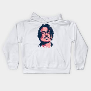 Johnny Depp Simple Art Kids Hoodie